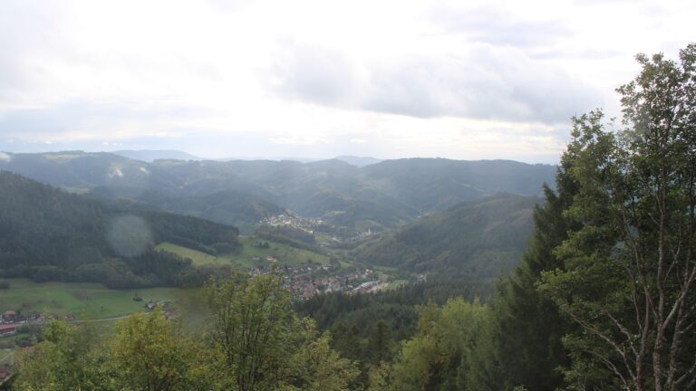 Dieses Bild zeigt eine Webcam-Aufnahme vom Achertal, aufgenommen am Sonntag, den 11.10.2026 um 16:00 Uhr. Die Temperatur betrug 7.9°C.