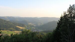 Dieses Bild zeigt eine Webcam-Aufnahme vom Achertal, aufgenommen am Donnerstag, den 25.06.2026 um 20:30 Uhr. Die Temperatur betrug 31.4°C.
