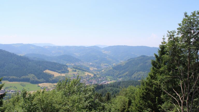 Dieses Bild zeigt eine Webcam-Aufnahme vom Achertal, aufgenommen am Montag, den 22.06.2026 um 13:30 Uhr. Die Temperatur betrug 30.8°C.