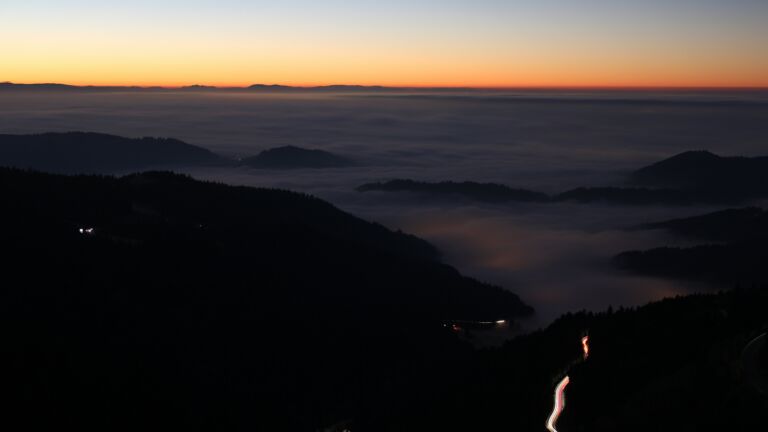 Dieses Bild zeigt eine Webcam-Aufnahme vom Achertal, aufgenommen am Montag, den 29.12.2025 um 17:50 Uhr. Die Temperatur betrug -1.2°C.