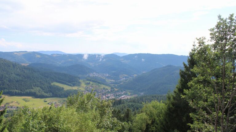 Dieses Bild zeigt eine Webcam-Aufnahme vom Achertal, aufgenommen am Freitag, den 17.07.2026 um 17:20 Uhr. Die Temperatur betrug 21.6°C.