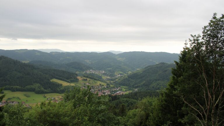Dieses Bild zeigt eine Webcam-Aufnahme vom Achertal, aufgenommen am Samstag, den 13.06.2026 um 08:10 Uhr. Die Temperatur betrug 14.3°C.