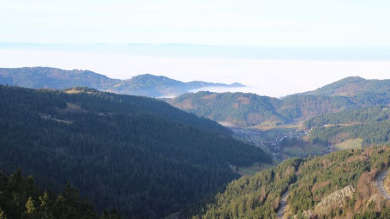 Dieses Bild zeigt eine Webcam-Aufnahme vom Achertal, aufgenommen am Sonntag, den 21.12.2025 um 10:20 Uhr. Die Temperatur betrug 6.1°C.