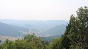 Dieses Bild zeigt eine Webcam-Aufnahme vom Achertal, aufgenommen am Sonntag, den 16.08.2026 um 14:30 Uhr. Die Temperatur betrug 31.5°C.