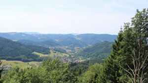 Dieses Bild zeigt eine Webcam-Aufnahme vom Achertal, aufgenommen am Dienstag, den 14.07.2026 um 13:10 Uhr. Die Temperatur betrug 27.2°C.
