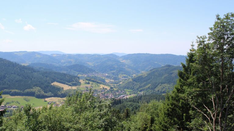 Dieses Bild zeigt eine Webcam-Aufnahme vom Achertal, aufgenommen am Sonntag, den 21.06.2026 um 13:30 Uhr. Die Temperatur betrug 30.2°C.