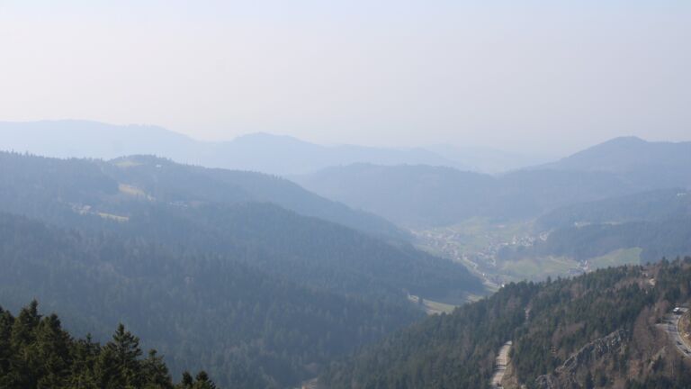 Dieses Bild zeigt eine Webcam-Aufnahme vom Achertal, aufgenommen am Sonntag, den 08.03.2026 um 14:00 Uhr. Die Temperatur betrug 11.3°C.