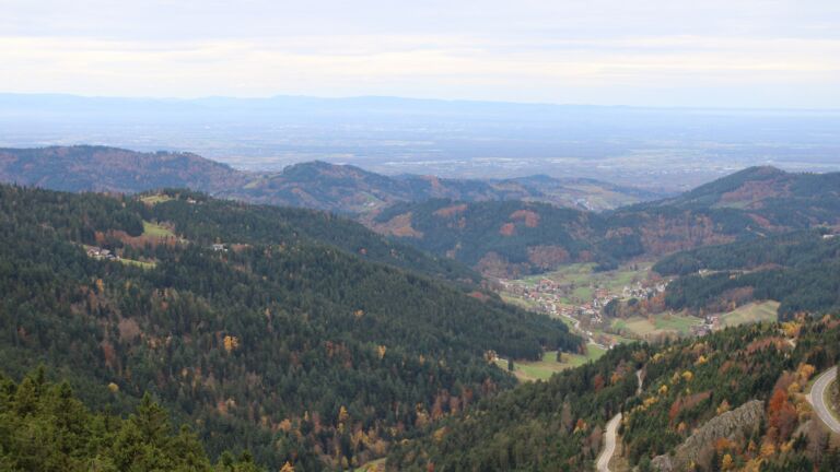Dieses Bild zeigt eine Webcam-Aufnahme vom Achertal, aufgenommen am Samstag, den 01.11.2025 um 10:50 Uhr. Die Temperatur betrug 12.5°C.