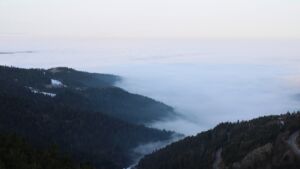 Dieses Bild zeigt eine Webcam-Aufnahme vom Achertal, aufgenommen am Sonntag, den 18.01.2026 um 08:50 Uhr. Die Temperatur betrug 7°C.