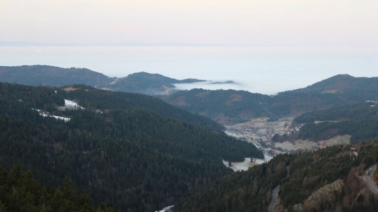 Dieses Bild zeigt eine Webcam-Aufnahme vom Achertal, aufgenommen am Mittwoch, den 21.01.2026 um 08:20 Uhr. Die Temperatur betrug 5.6°C.