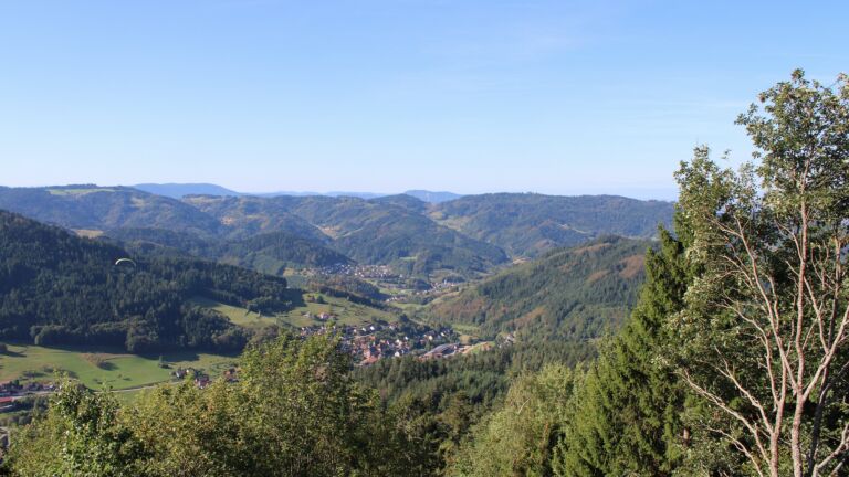 Dieses Bild zeigt eine Webcam-Aufnahme vom Achertal, aufgenommen am Samstag, den 12.09.2026 um 10:20 Uhr. Die Temperatur betrug 22.4°C.