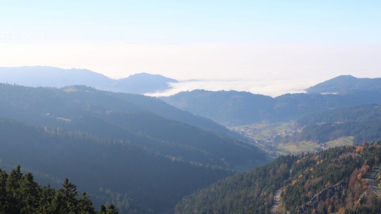 Dieses Bild zeigt eine Webcam-Aufnahme vom Achertal, aufgenommen am Samstag, den 08.11.2025 um 14:20 Uhr. Die Temperatur betrug 9.2°C.