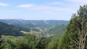 Dieses Bild zeigt eine Webcam-Aufnahme vom Achertal, aufgenommen am Mittwoch, den 08.07.2026 um 10:10 Uhr. Die Temperatur betrug 21.4°C.