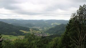 Dieses Bild zeigt eine Webcam-Aufnahme vom Achertal, aufgenommen am Samstag, den 13.06.2026 um 08:50 Uhr. Die Temperatur betrug 14.3°C.