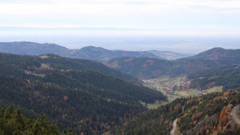 Dieses Bild zeigt eine Webcam-Aufnahme vom Achertal, aufgenommen am Freitag, den 31.10.2025 um 15:20 Uhr. Die Temperatur betrug 11°C.