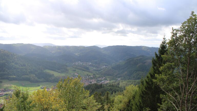 Dieses Bild zeigt eine Webcam-Aufnahme vom Achertal, aufgenommen am Donnerstag, den 22.10.2026 um 14:30 Uhr. Die Temperatur betrug 8.5°C.