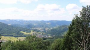 Dieses Bild zeigt eine Webcam-Aufnahme vom Achertal, aufgenommen am Donnerstag, den 23.07.2026 um 12:10 Uhr. Die Temperatur betrug 18.6°C.