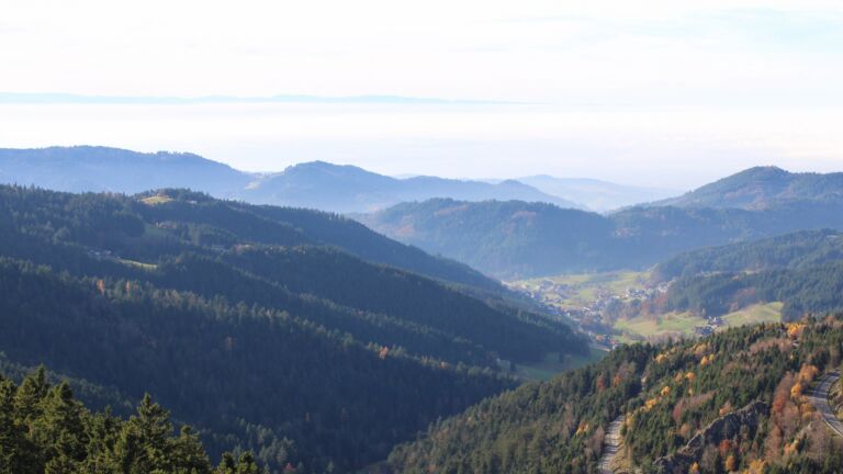 Dieses Bild zeigt eine Webcam-Aufnahme vom Achertal, aufgenommen am Donnerstag, den 06.11.2025 um 14:50 Uhr. Die Temperatur betrug 14.4°C.