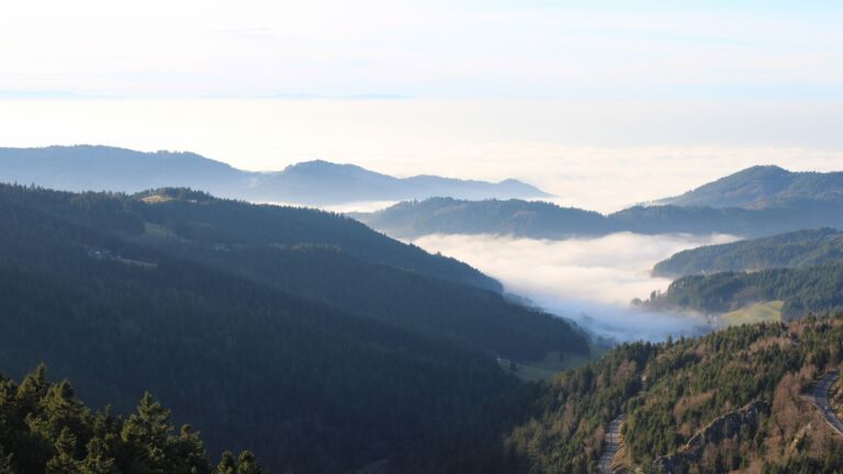 Dieses Bild zeigt eine Webcam-Aufnahme vom Achertal, aufgenommen am Sonntag, den 21.12.2025 um 15:00 Uhr. Die Temperatur betrug 7.2°C.