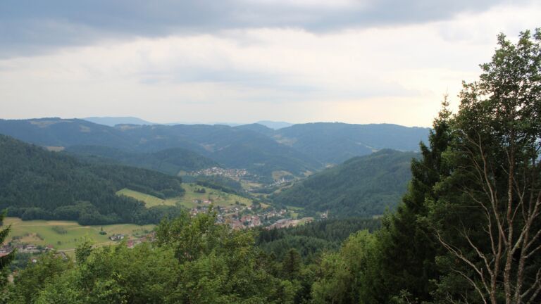 Dieses Bild zeigt eine Webcam-Aufnahme vom Achertal, aufgenommen am Mittwoch, den 15.07.2026 um 19:10 Uhr. Die Temperatur betrug 24.7°C.