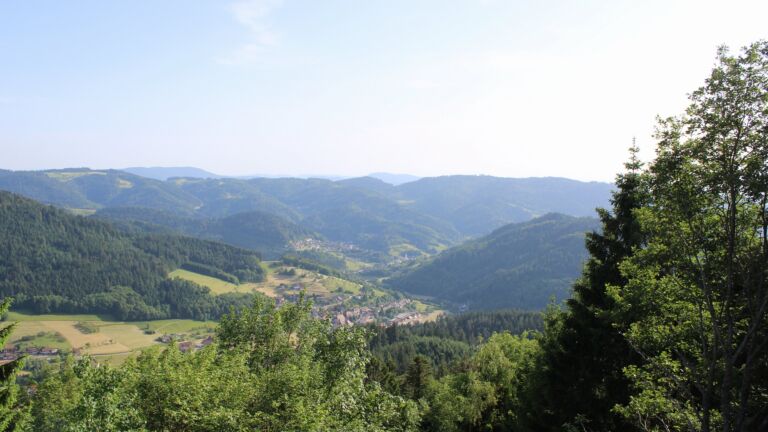 Dieses Bild zeigt eine Webcam-Aufnahme vom Achertal, aufgenommen am Samstag, den 30.05.2026 um 18:30 Uhr. Die Temperatur betrug 32.3°C.