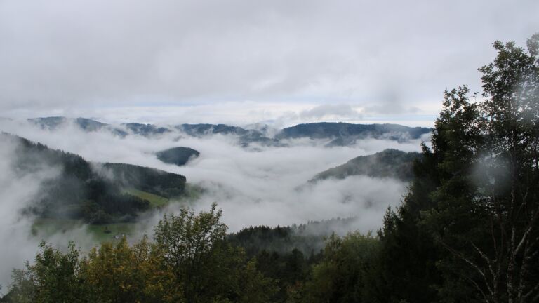 Dieses Bild zeigt eine Webcam-Aufnahme vom Achertal, aufgenommen am Sonntag, den 18.10.2026 um 09:40 Uhr. Die Temperatur betrug 5.8°C.