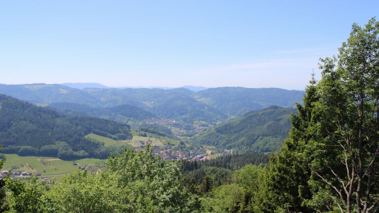 Dieses Bild zeigt eine Webcam-Aufnahme vom Achertal, aufgenommen am Samstag, den 23.05.2026 um 13:10 Uhr. Die Temperatur betrug 25°C.