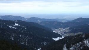 Dieses Bild zeigt eine Webcam-Aufnahme vom Achertal, aufgenommen am Mittwoch, den 14.01.2026 um 08:30 Uhr. Die Temperatur betrug 4.5°C.