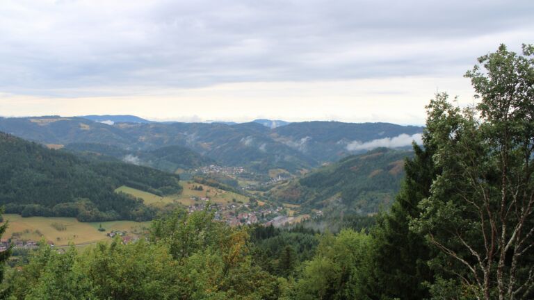 Dieses Bild zeigt eine Webcam-Aufnahme vom Achertal, aufgenommen am Freitag, den 21.08.2026 um 15:30 Uhr. Die Temperatur betrug 12.5°C.