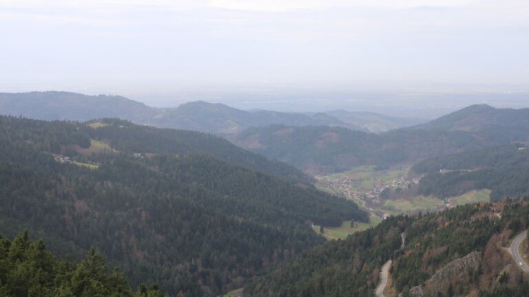 Dieses Bild zeigt eine Webcam-Aufnahme vom Achertal, aufgenommen am Samstag, den 15.11.2025 um 12:20 Uhr. Die Temperatur betrug 11.1°C.