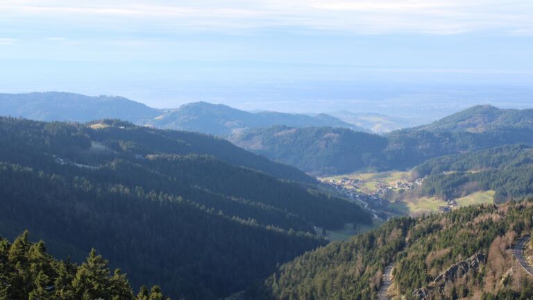 Dieses Bild zeigt eine Webcam-Aufnahme vom Achertal, aufgenommen am Dienstag, den 02.12.2025 um 14:00 Uhr. Die Temperatur betrug 7.9°C.