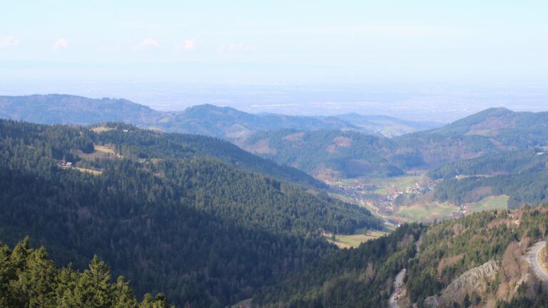 Dieses Bild zeigt eine Webcam-Aufnahme vom Achertal, aufgenommen am Dienstag, den 03.03.2026 um 11:30 Uhr. Die Temperatur betrug 10.9°C.