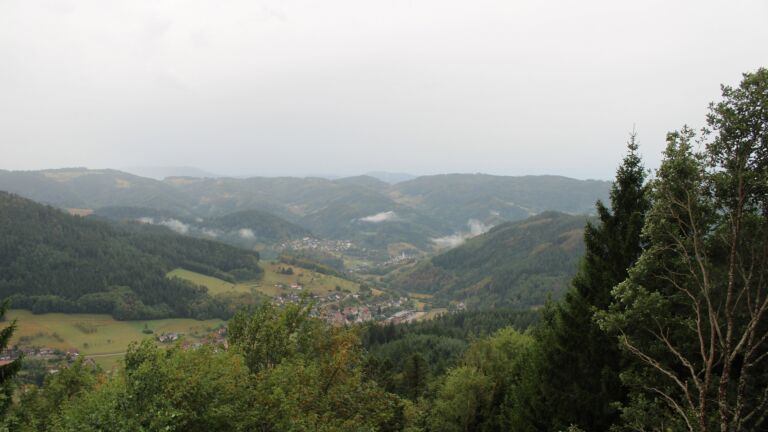 Dieses Bild zeigt eine Webcam-Aufnahme vom Achertal, aufgenommen am Freitag, den 28.08.2026 um 08:50 Uhr. Die Temperatur betrug 20.1°C.