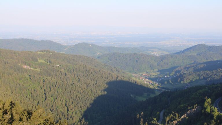 Dieses Bild zeigt eine Webcam-Aufnahme vom Achertal, aufgenommen am Mittwoch, den 14.05.2025 um 07:10 Uhr. Die Temperatur betrug 11.8°C.