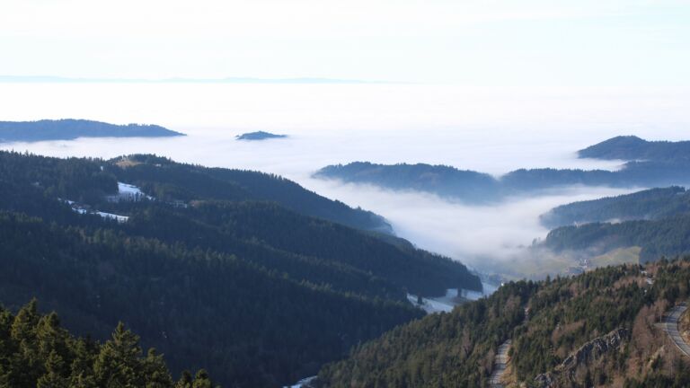 Dieses Bild zeigt eine Webcam-Aufnahme vom Achertal, aufgenommen am Dienstag, den 20.01.2026 um 14:10 Uhr. Die Temperatur betrug 11.8°C.