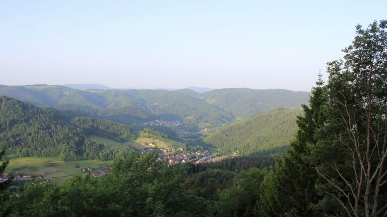 Dieses Bild zeigt eine Webcam-Aufnahme vom Achertal, aufgenommen am Montag, den 25.05.2026 um 06:50 Uhr. Die Temperatur betrug 20°C.