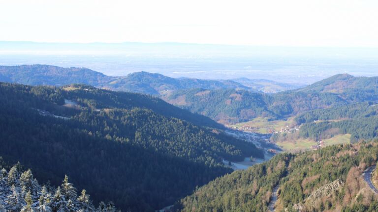 Dieses Bild zeigt eine Webcam-Aufnahme vom Achertal, aufgenommen am Montag, den 01.12.2025 um 11:20 Uhr. Die Temperatur betrug 5.7°C.