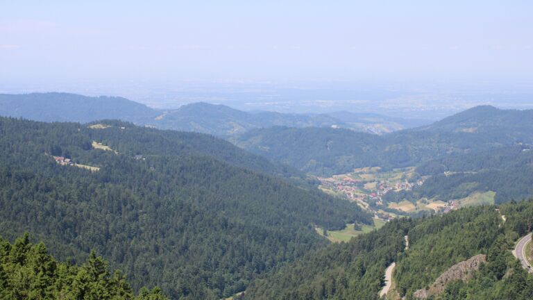 Dieses Bild zeigt eine Webcam-Aufnahme vom Achertal, aufgenommen am Mittwoch, den 18.06.2025 um 12:10 Uhr. Die Temperatur betrug 19.7°C.