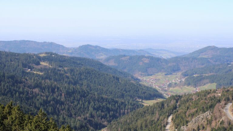 Dieses Bild zeigt eine Webcam-Aufnahme vom Achertal, aufgenommen am Donnerstag, den 05.03.2026 um 12:00 Uhr. Die Temperatur betrug 14.6°C.