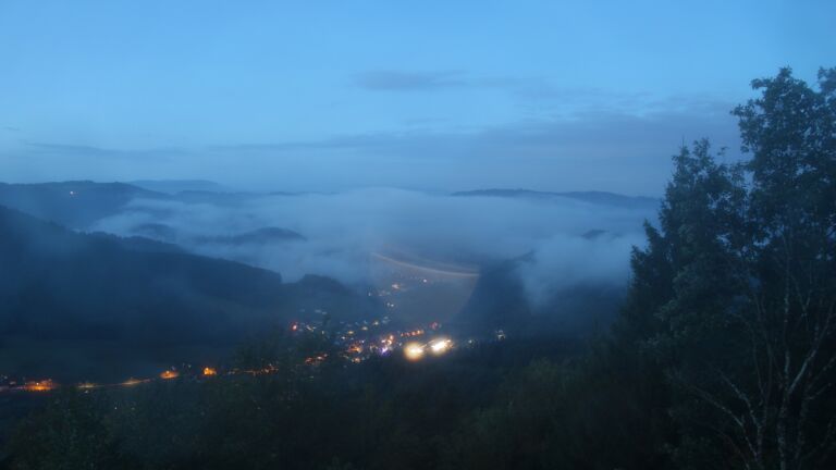 Dieses Bild zeigt eine Webcam-Aufnahme vom Achertal, aufgenommen am Freitag, den 02.10.2026 um 06:50 Uhr. Die Temperatur betrug 11.5°C.