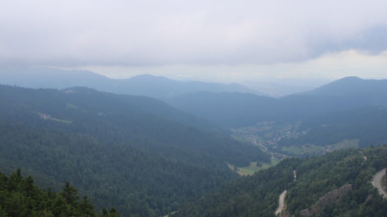 Dieses Bild zeigt eine Webcam-Aufnahme vom Achertal, aufgenommen am Freitag, den 25.07.2025 um 16:30 Uhr. Die Temperatur betrug 16.8°C.