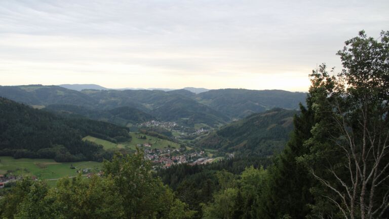 Dieses Bild zeigt eine Webcam-Aufnahme vom Achertal, aufgenommen am Sonntag, den 20.09.2026 um 18:40 Uhr. Die Temperatur betrug 18.8°C.