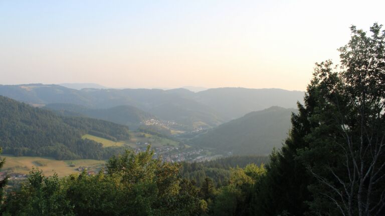 Dieses Bild zeigt eine Webcam-Aufnahme vom Achertal, aufgenommen am Donnerstag, den 30.07.2026 um 20:10 Uhr. Die Temperatur betrug 27.2°C.