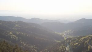 Dieses Bild zeigt eine Webcam-Aufnahme vom Achertal, aufgenommen am Donnerstag, den 23.04.2026 um 19:20 Uhr. Die Temperatur betrug 12.3°C.