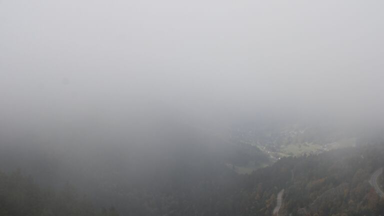 Dieses Bild zeigt eine Webcam-Aufnahme vom Achertal, aufgenommen am Montag, den 13.10.2025 um 15:00 Uhr. Die Temperatur betrug 7.2°C.