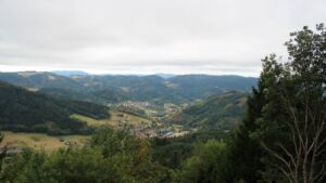 Dieses Bild zeigt eine Webcam-Aufnahme vom Achertal, aufgenommen am Donnerstag, den 20.08.2026 um 12:50 Uhr. Die Temperatur betrug 16.3°C.