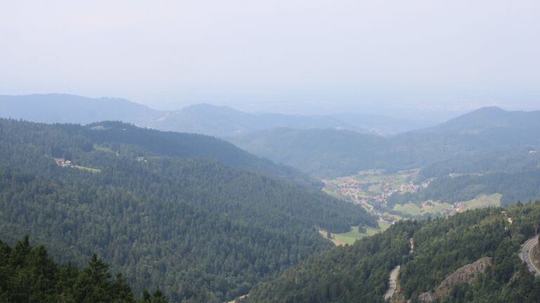 Dieses Bild zeigt eine Webcam-Aufnahme vom Achertal, aufgenommen am Samstag, den 16.08.2025 um 12:40 Uhr. Die Temperatur betrug 22.1°C.