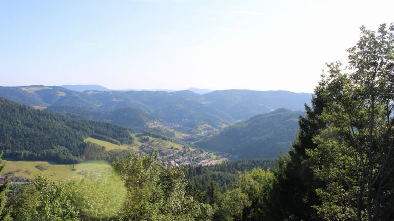 Dieses Bild zeigt eine Webcam-Aufnahme vom Achertal, aufgenommen am Donnerstag, den 23.07.2026 um 18:20 Uhr. Die Temperatur betrug 25.3°C.