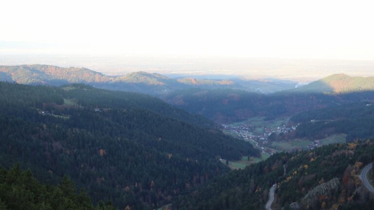 Dieses Bild zeigt eine Webcam-Aufnahme vom Achertal, aufgenommen am Dienstag, den 04.11.2025 um 07:50 Uhr. Die Temperatur betrug 6.1°C.