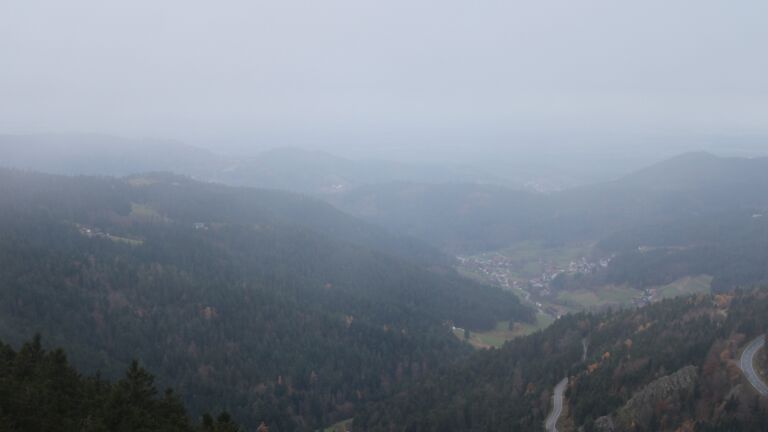 Dieses Bild zeigt eine Webcam-Aufnahme vom Achertal, aufgenommen am Dienstag, den 11.11.2025 um 08:00 Uhr. Die Temperatur betrug 5.1°C.